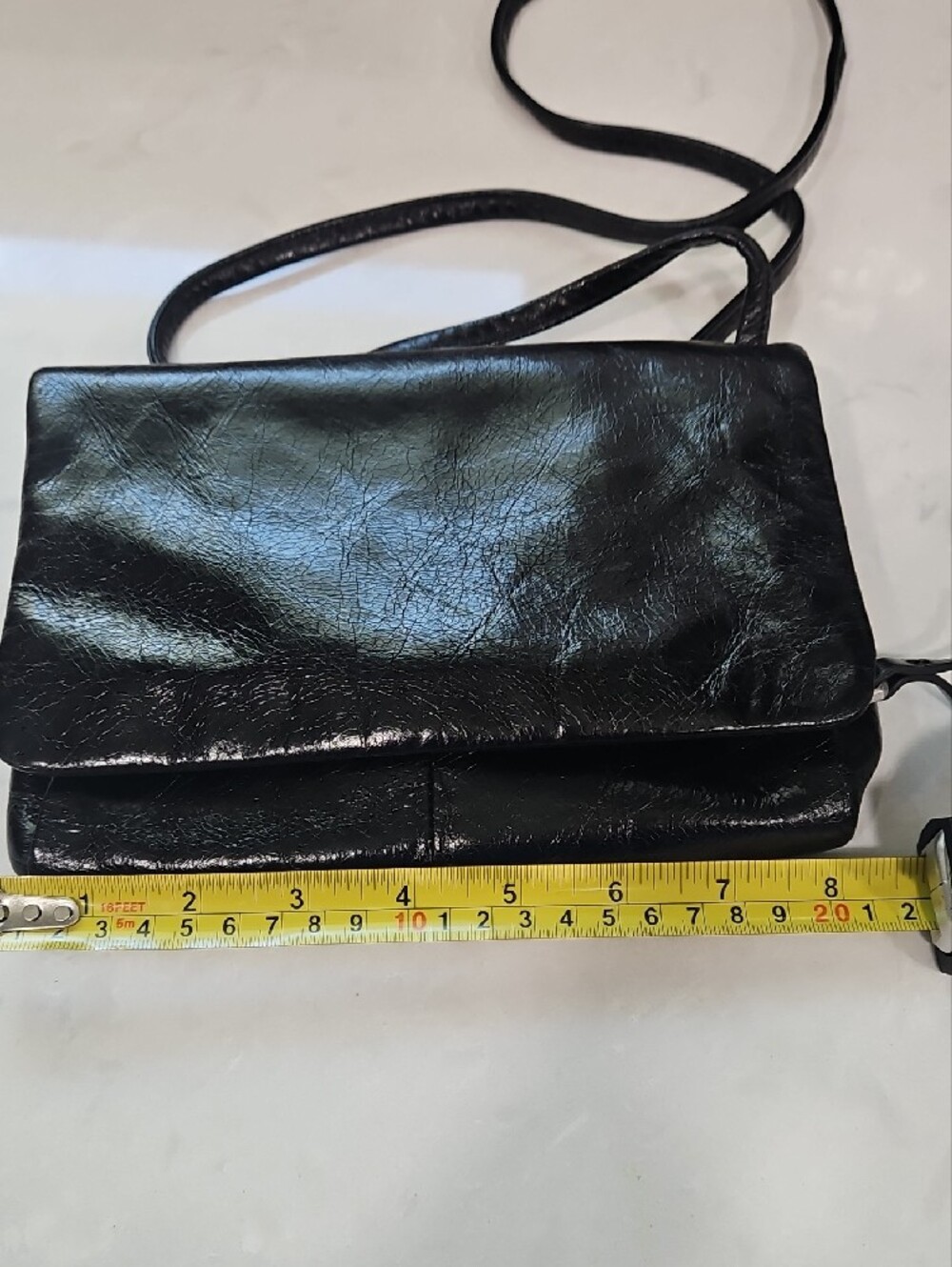 HOBO Black Leather Crossbody Bag - Picture 8 of 9